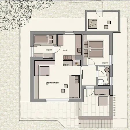度假居 Haus Im Wald
